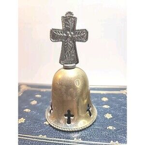 International Silver Company Hand Made Silverplated Bell Engraved Christmas 1998